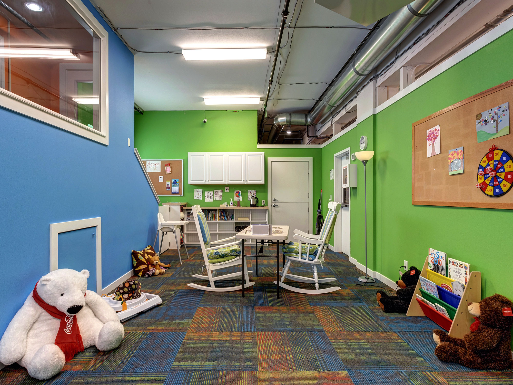 Play area in the Agape Home Building