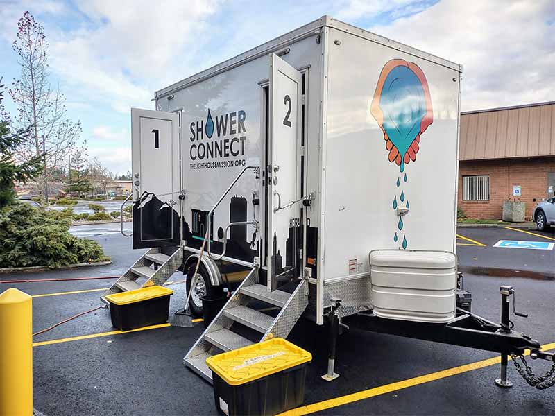 shower connect provides showers to people in need. Shower Connect Returns in Partnership with Salvation Army