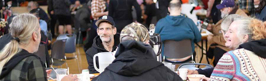 Thanksgiving Dinner For Local Homeless for those who were most in need.