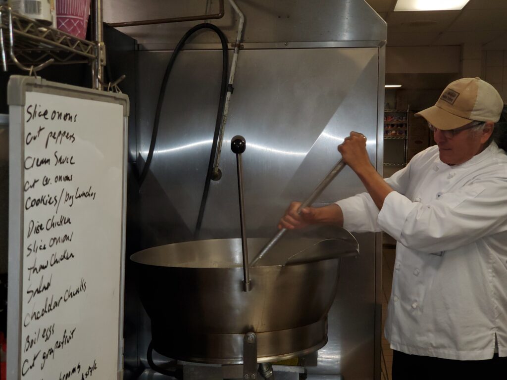 What Goes into Kitchen Work and How Your Food donations Work - and learn just how much your food donations make a difference.